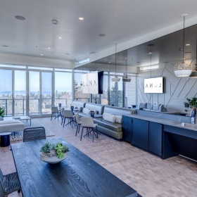 Take advantage of all LUNA has to offer a large kitchen with a large island
