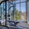 a gym with exercise equipment