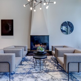 A perfect fit for the whole family a living room with a fireplace